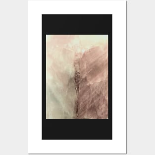 pink marble rock quartz mineral abstract jewel Posters and Art